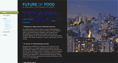 Desktop Screenshot of future-of-food.com