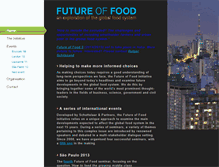 Tablet Screenshot of future-of-food.com
